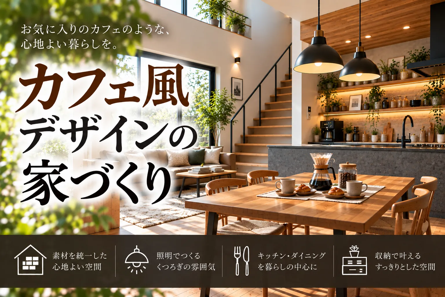 カフェ風デザイン