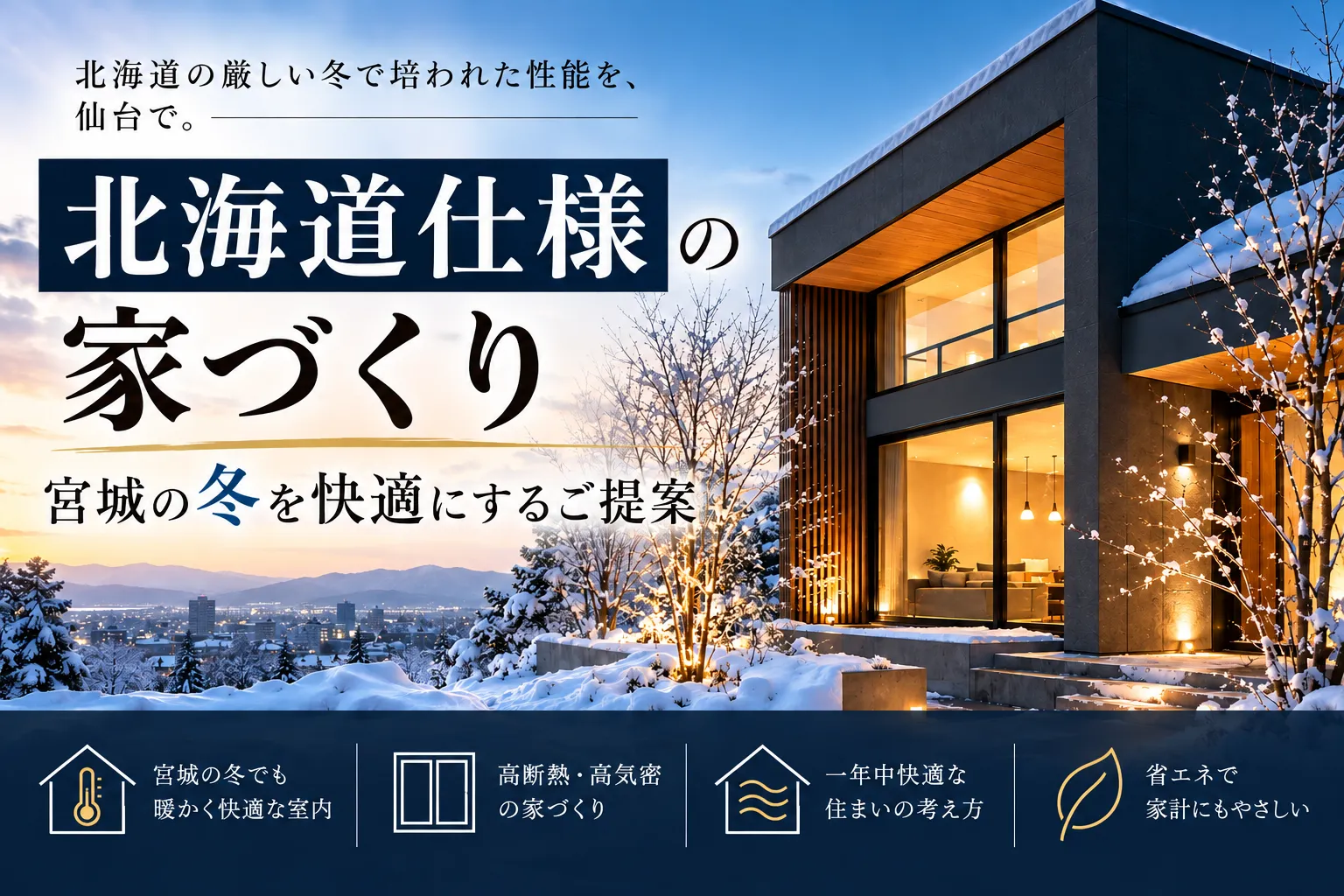 北海道仕様の家づくり